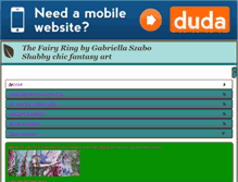 Tablet Screenshot of gabriellafaeries.com